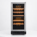 Wine Cooler Built to Preserve Vintages, Dual Zone Temperature Control, UV Filtered Glass, 27-Bottle Capacity