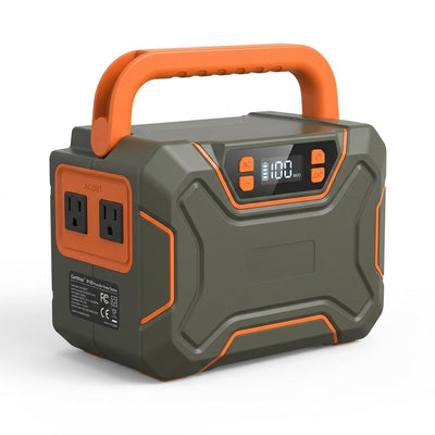 Portable Solar Generator Built for Emergency Power, 100W Station, 40W Panel, Multiple Outputs, 146Wh Capacity