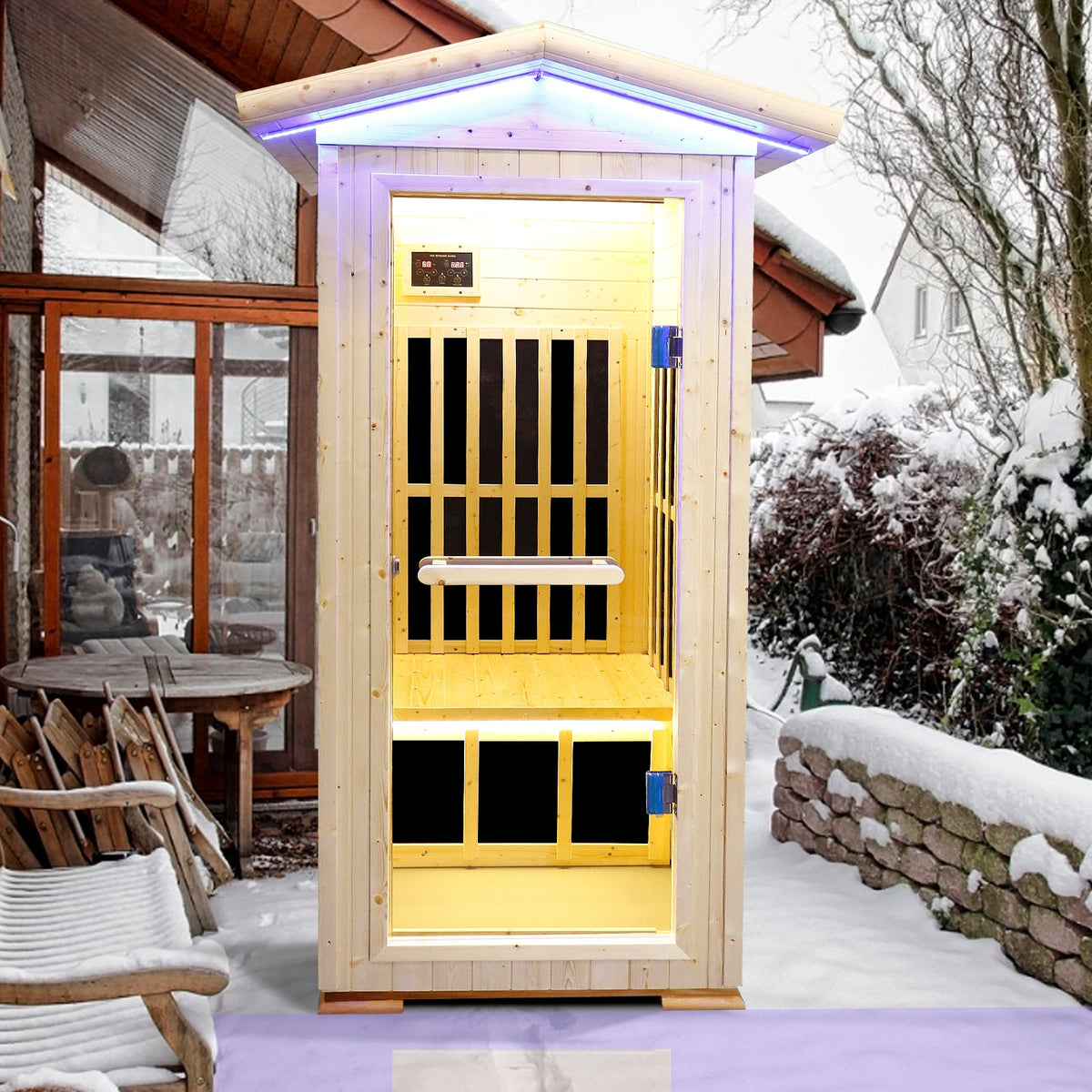 Single Person Spruce Far Infrared Sauna