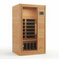 FAR Infrared Home Sauna Built for Indoor Wellness, Low EMF Carbon Panels, Hemlock Wood, 1-2 Person Capacity