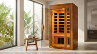 Barcelona 1 to 2 Person Low EMF FAR Infrared Home Sauna — Lifestyle