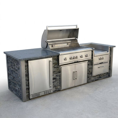 Outdoor Kitchen Cabinets Built for Estate Entertaining, Modular Stainless Steel, Commercial Grade, Patio Ready