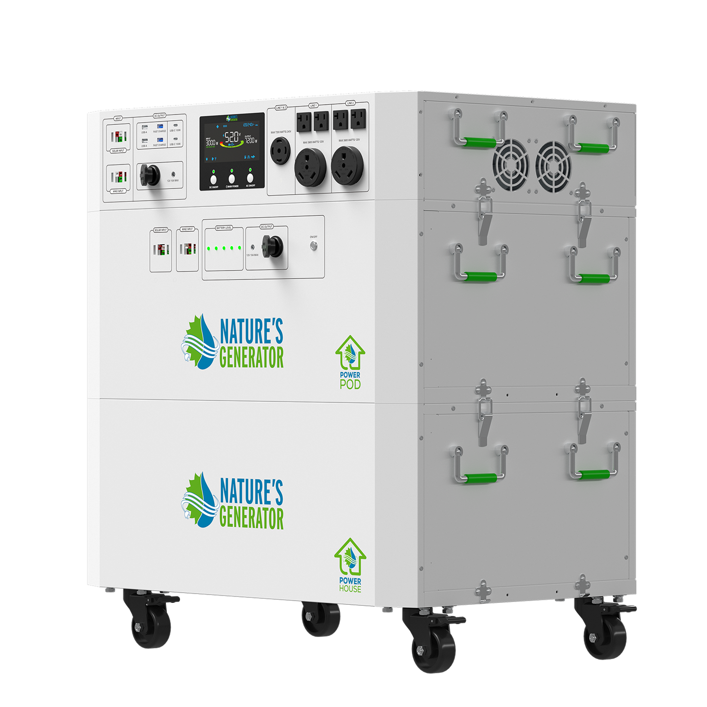 Powerhouse Gen 2 Solar Generator and Transfer Switch